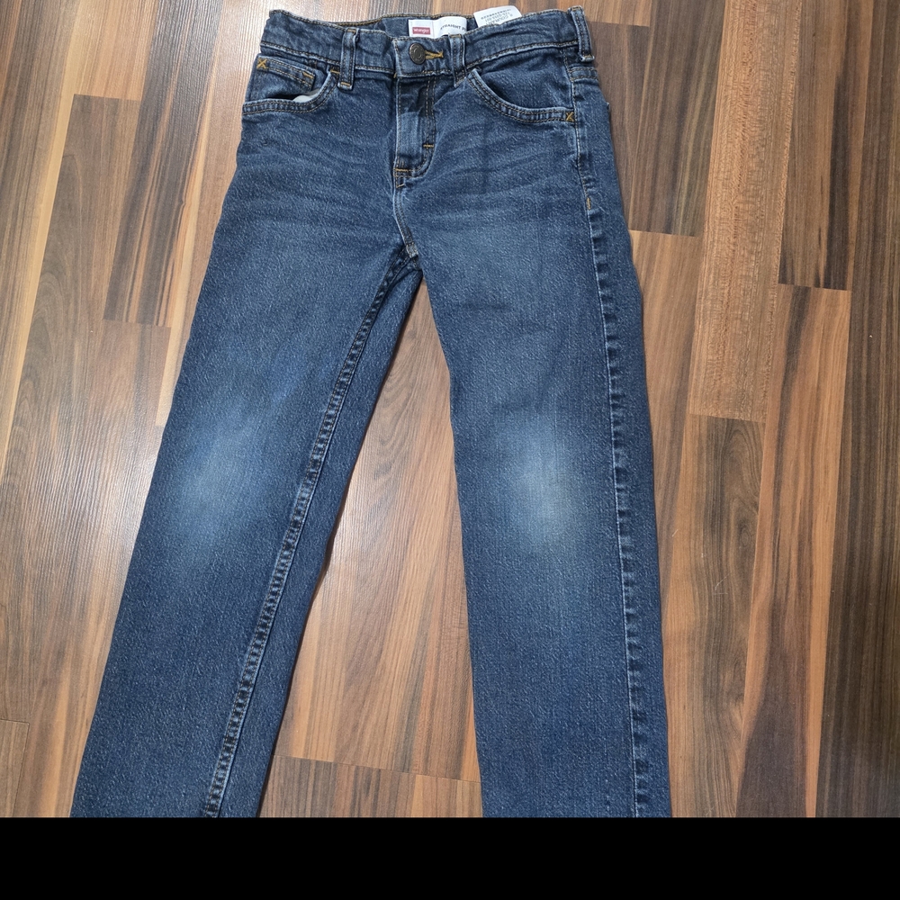 Boys Wrangler Blue Straight Fit Jeans Size 8 Regular (Real 23x22) Style 5WNBWDT